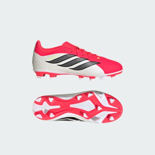 Adidas Kids Predator Club FG/MG Football Boot Lucid Red/Core Black/Cloud White