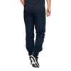 CCC Mens Tonal Taper Leg Cuffed Pant Navy