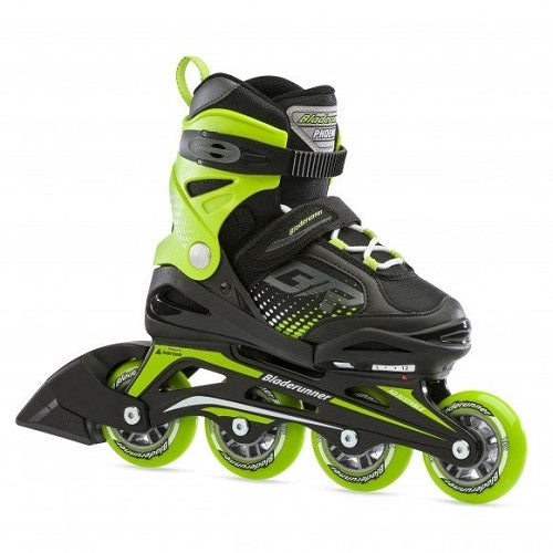 Bladerunner Phoenix Adjustable Rollerblades Black/Green