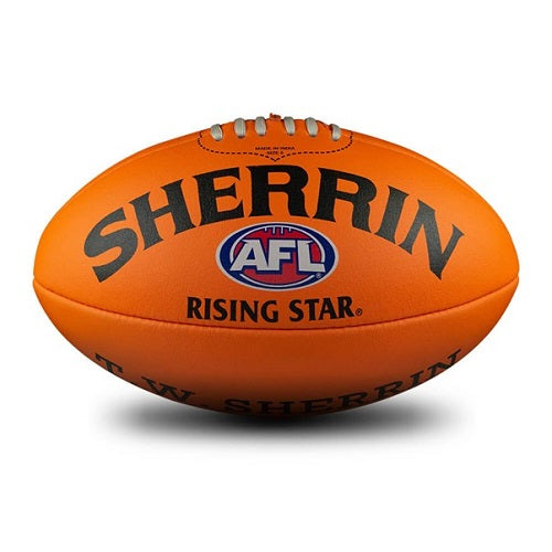 Sherrin AFL Rising Star Leather Orange