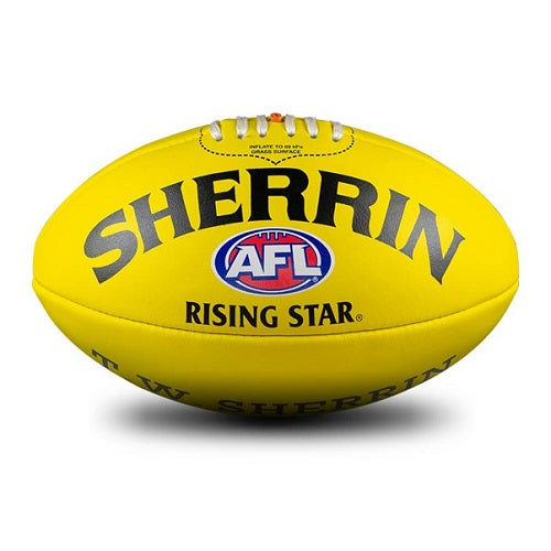 Sherrin AFL Rising Star Leather Yellow