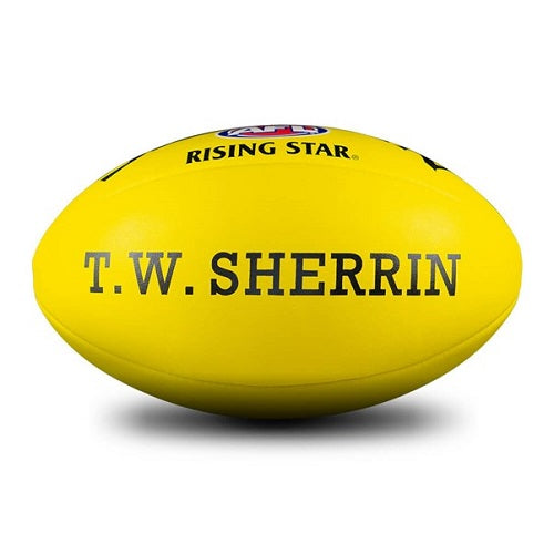 Sherrin AFL Rising Star Leather Yellow