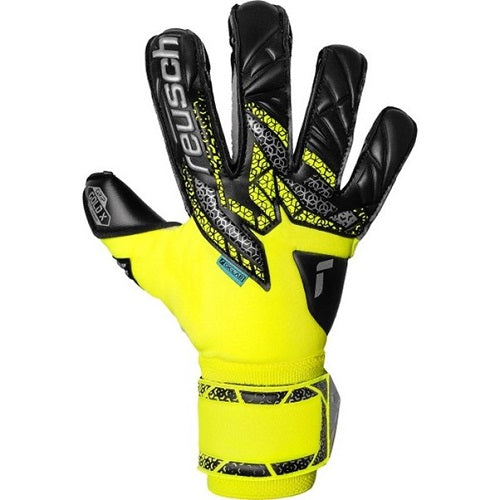 Reusch Attrakt Gold Evolution Goalie Glove Yellow/Silver/Black