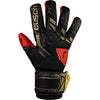 Reusch Attrakt Grip Senior Goalie Glove Black/Gold/Red