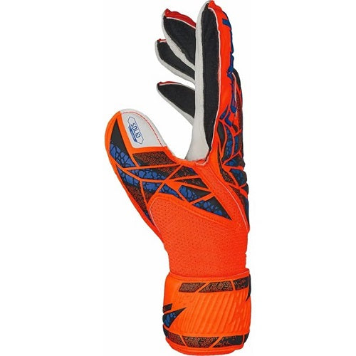 Reusch Attrakt Starter Solid Finger Junior Goalie Glove Orange/Black