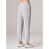 Running Bare Womens Ab Waisted Heritage Track Pant Silver Marle