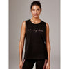 Running Bare Womens Easy Rider Muscle Tank Black