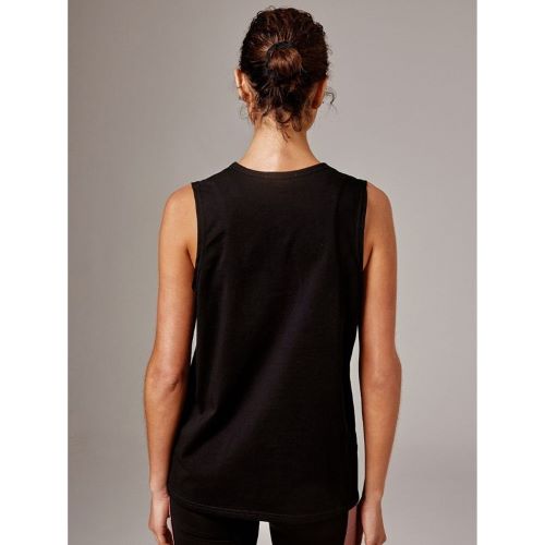 Running Bare Womens Easy Rider Muscle Tank Black