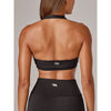 Running Bare Womens Headliner Sports Bra Black