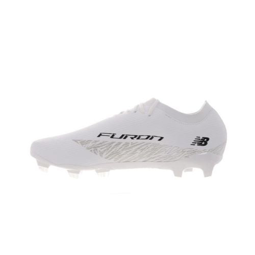 New Balance Mens Furon Team FG V8 White/Metallic Silver/Black