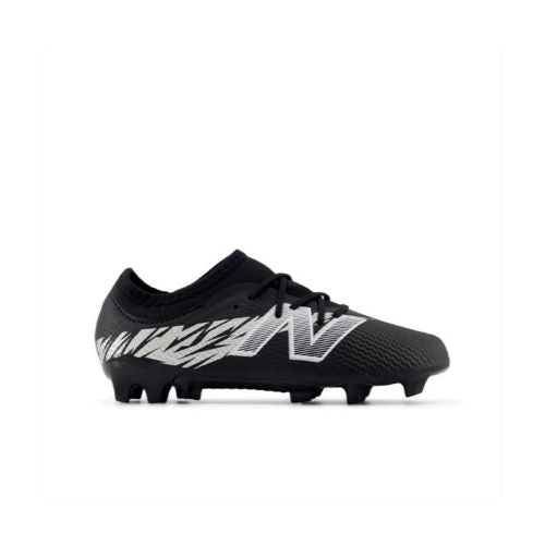 New Balance Kids Furon Team Jnr FG V8 Black/Metallic Silver/White