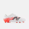 New Balance Kids Furon Team Jnr FG V8 White/Energy Red/Black/Pixel Green