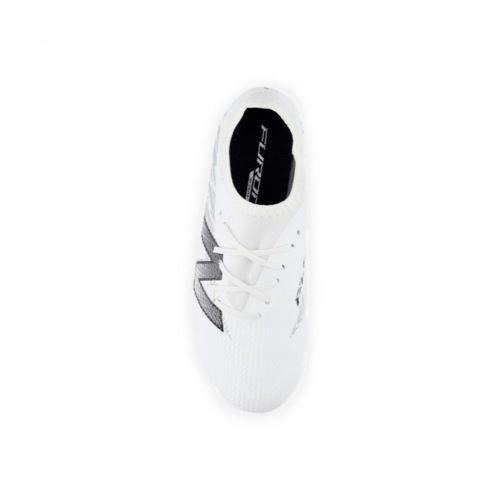 New Balance Kids Furon Team Jnr FG V8 White/Metallic Silver/Black