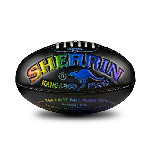 Sherrin AFL Supasoft Designer Ball Size 3 Black