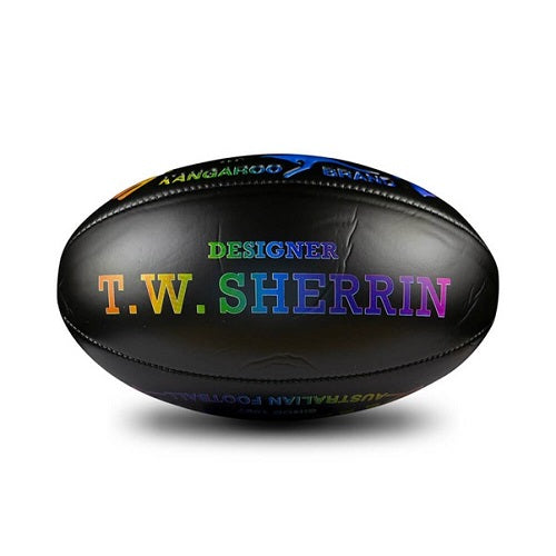 Sherrin AFL Supasoft Designer Ball Size 3 Black