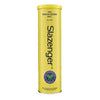 Slazenger Wimbledon All Court Tennis Ball 4 Ball Can Yellow