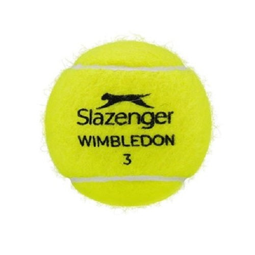 Slazenger Wimbledon All Court Tennis Ball 4 Ball Can Yellow