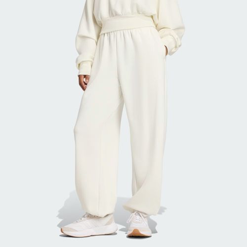 Adidas Womens Soft Lux Loose Pant Off White