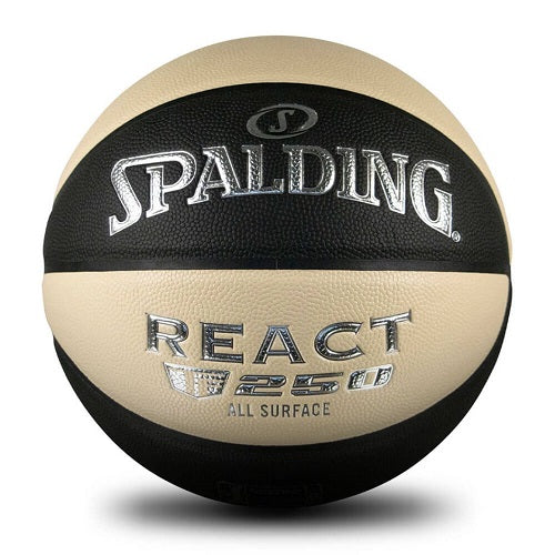 Spalding React TF250 Basketball Black/Oatmeal