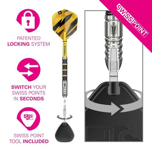 Target Buzz 02 90percent Steel Tip Darts
