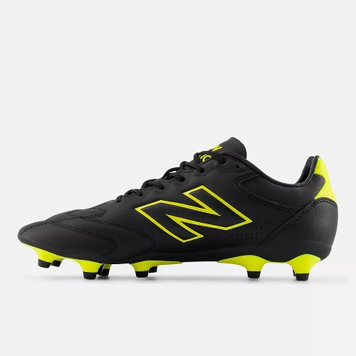 New Balance Mens 442 V3 Pro FG D Black/Punch Yellow/Fire Cracker