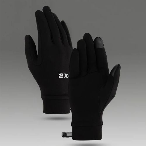 2XU Run Glove Black/Silver Reflective