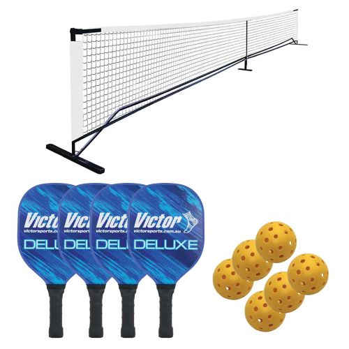 Victor Pickleball Set Wooden Deluxe