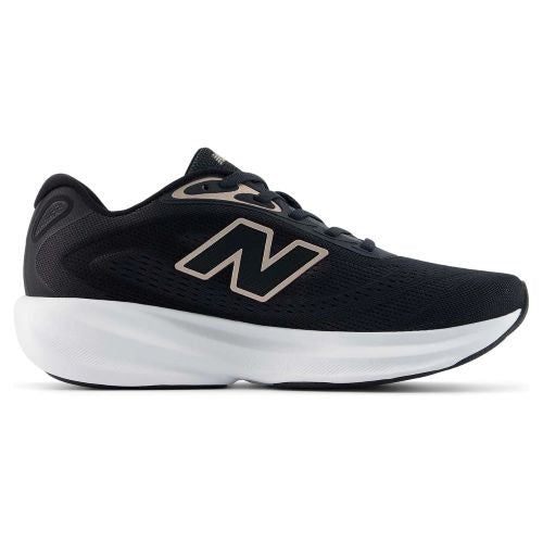 New Balance Womens 680 V9 D Wide Black/Phantom/Chamagne Metallic