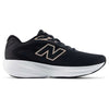 New Balance Womens 680 V9 D Wide Black/Phantom/Chamagne Metallic