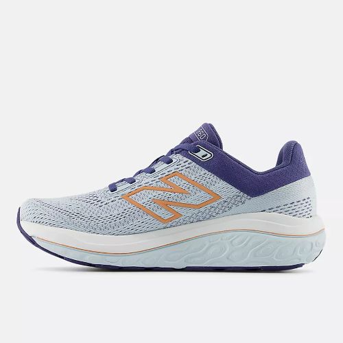 New Balance Womens Fresh Foam W860V14 D Frosted Glass/Dream State/Peach Nectar