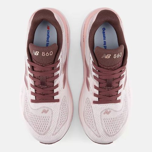 New Balance Womens Fresh Foam M860V15 B Pink Salt/Pebble