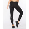 2XU Womens Ignition Mid Rise Compression Tights Black/Nero