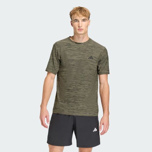 Adidas Mens Workout Essentials Flex Tee Olive Strata Mel