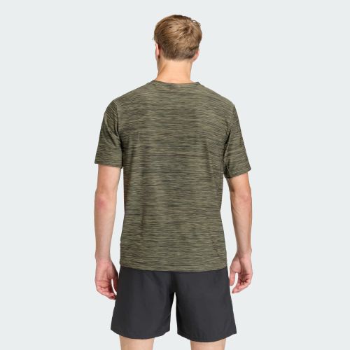 Adidas Mens Workout Essentials Flex Tee Olive Strata Mel