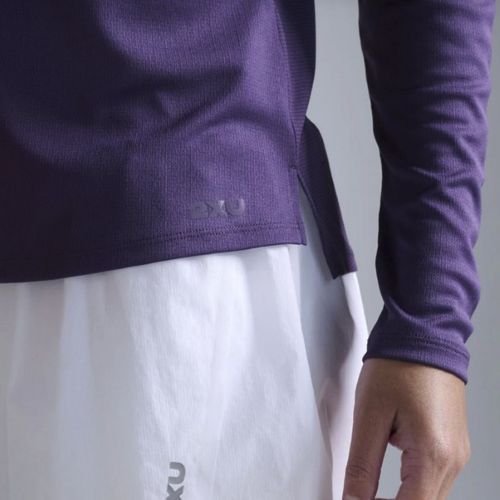 2XU Womens Aero Long Sleeve Top Velvet Purple/Purple Reflective