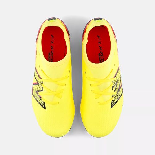 New Balance Kids Furon Team V8 FG M Punch Yellow/Black 100/Fire Cracker