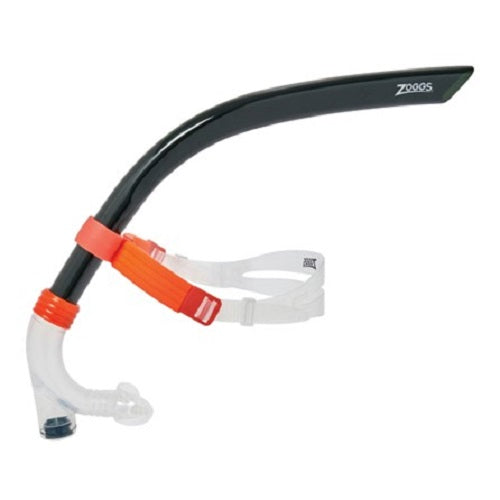 Zoggs Adult Centre Line Snorkel Black/Orange