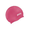 Zoggs Adult Silicone Swim Cap Pink