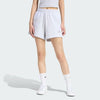 Adidas Womens Kit Small Logo 4 Inch Short Light Grey Heather