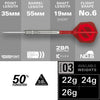 Target Group Ø 03 50% Steel Tip Darts