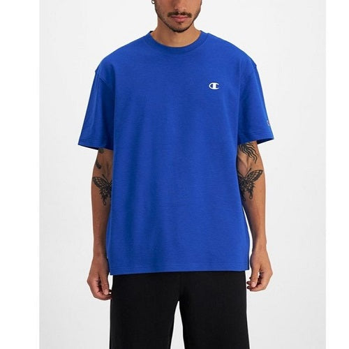 Champion Mens Rochester Base Tee Blue Believer