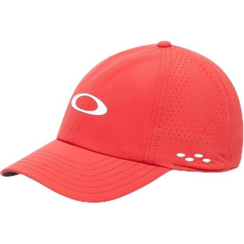 Oakley Mens Performance 6 Panel Cap Hibiscus Red
