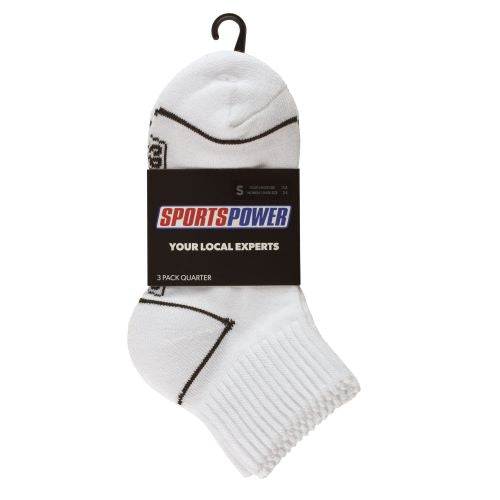 Sportspower Quarter Cut White/Black Accent