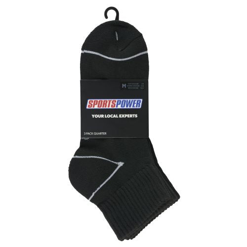 Sportspower Quarter Cut Black/White Accent