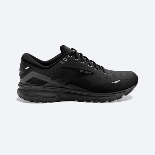 Brooks Mens Ghost 15 Black/Black/Ebony