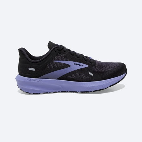 Brooks Womens Launch 9 Black/Ebony/Purple