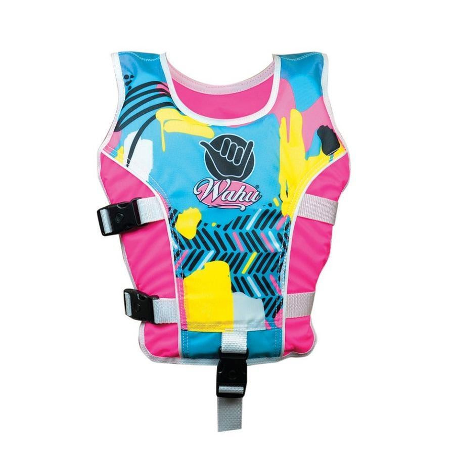 Wahu Swim Vest Pink/Green