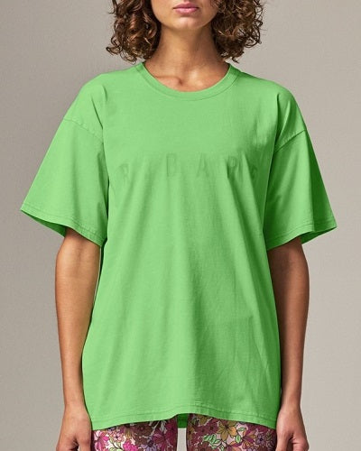 Running Bare Womens Hollywood 90s Relax Tee Pistachio