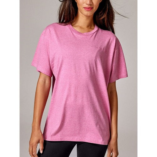 Running Bare Womens Hollywood 90s Relax Tee Maiden Pink