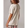 Running Bare Womens Hollywood 90s Relax Tee Oatmeal